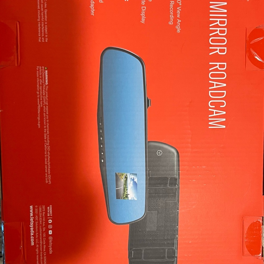Dash cam mirror